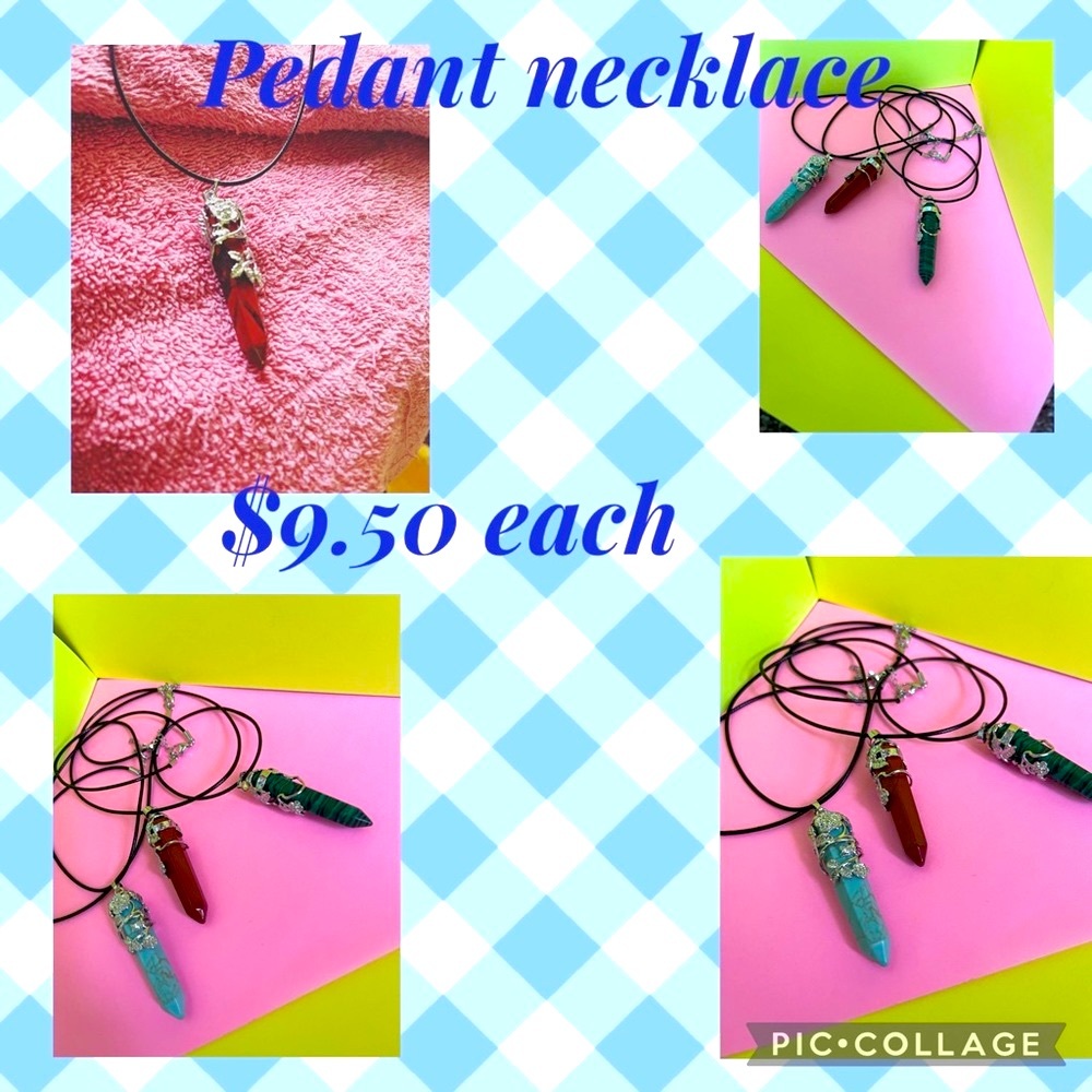 Beautiful color pedant necklace protection